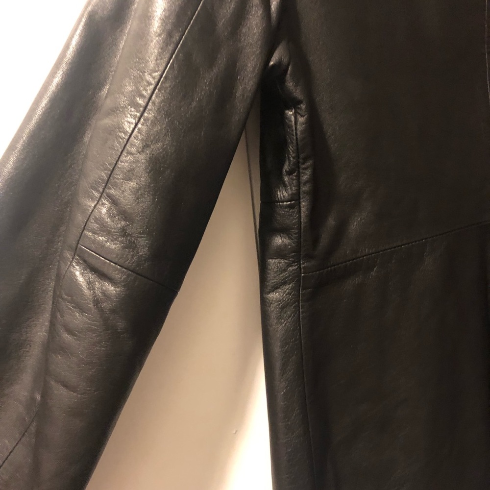 Diesel Leather Jacket, Black, Size Medium - Picture 3 of 3